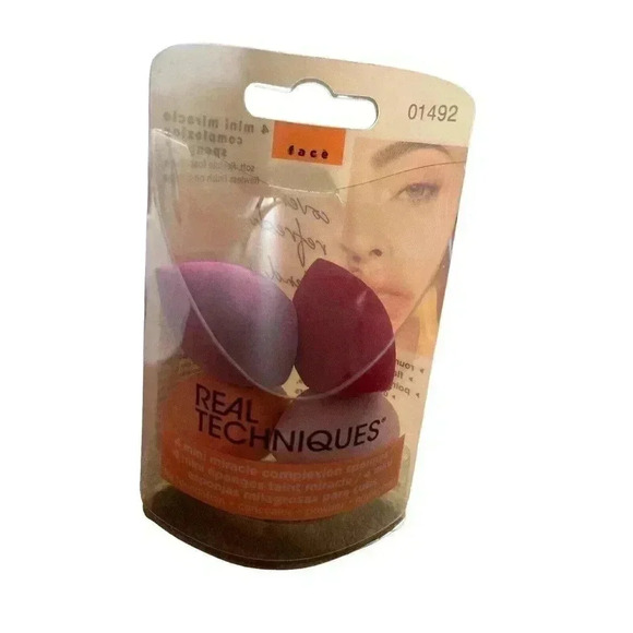 1 REAL TECHNIQUES 4 Miracle Mini Complexion Sponges "RT-1492" *Joy's cosmetics* - Picture 1 of 2